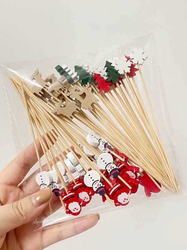 Christmas Bamboo Skewers - Image 4
