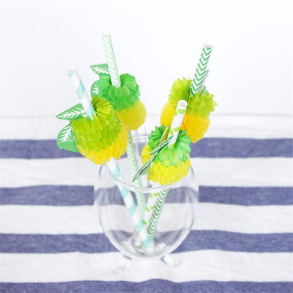 Pineapple Environmental Art Paper Straw - Image 4